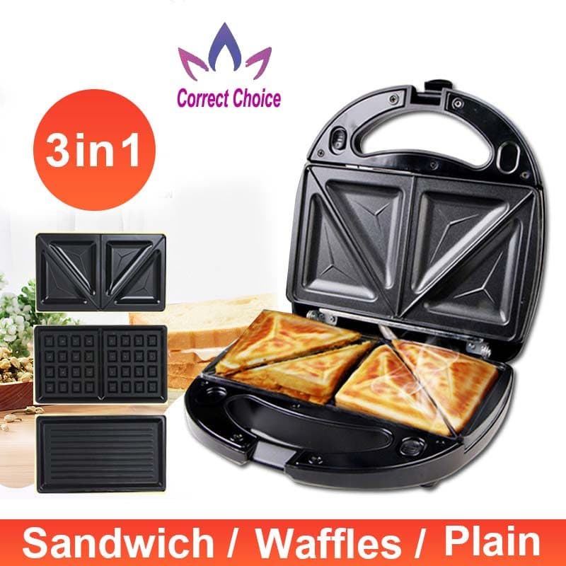 Sanduicheira Elétrica panini waffle Bolo Máquina De Café Da Manhã
