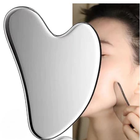 Purificador Facial E Corporal De Aço Inoxidável Gua Sha Skincare Relaxamento SPA Levantamento
