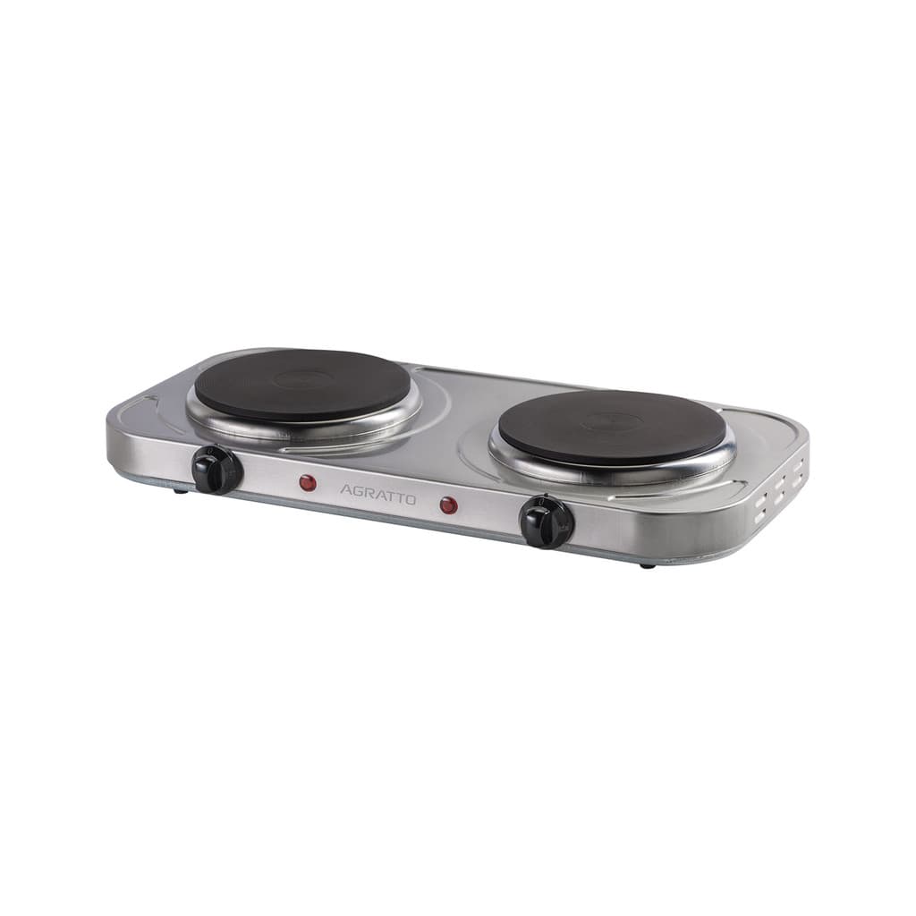 Fogão Elétrico Agratto de Mesa 2 Pratos Inox 2000W FM 127v