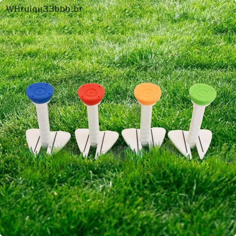 WHruibb Multi-Funcional Golf TEE Studs Altura Ajustável Com Direção De Mira 35-50mm Suporte De Bola De Treinamento De Go