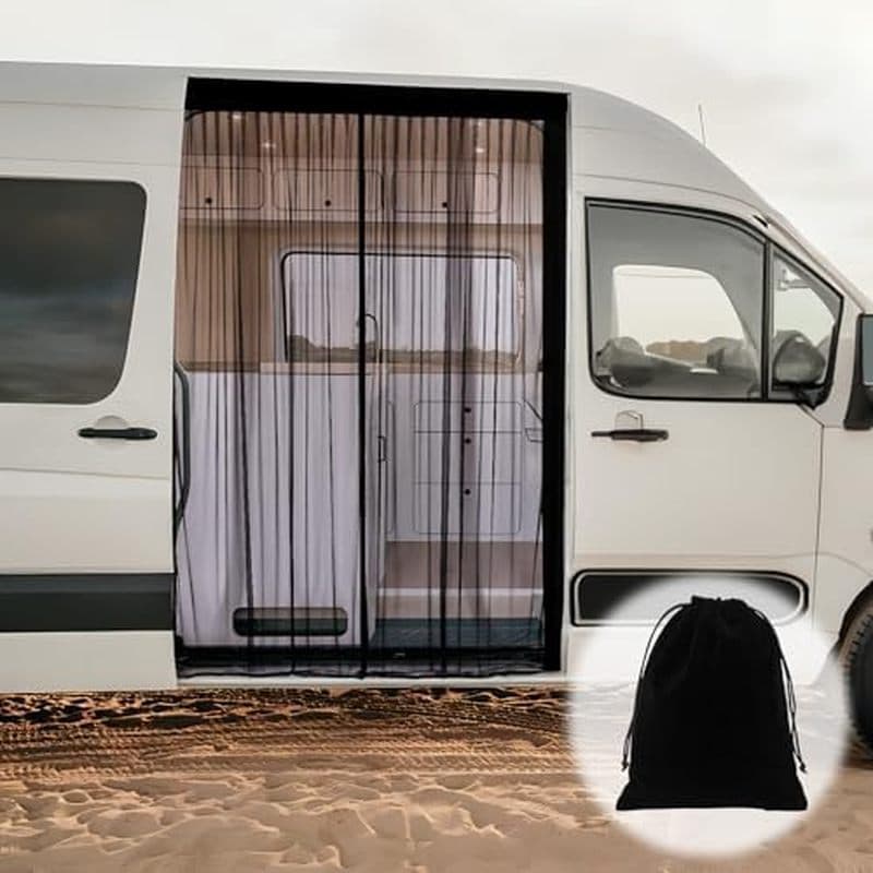 Tela XCBYT Van Bug | Magnética Contra Insetos Para Acampamento Com Porta Deslizante De Fundamentos Da Vida Serve Mercede