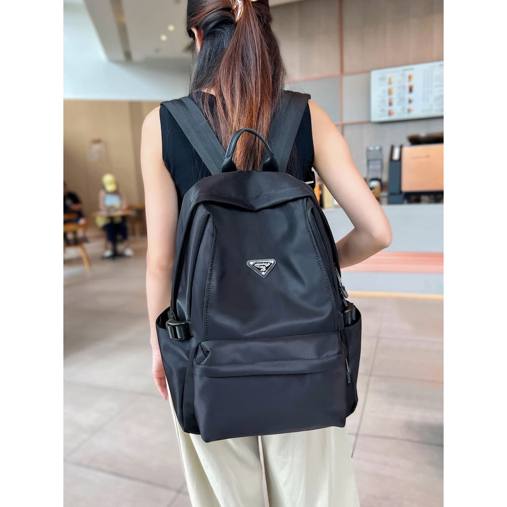 Nova grande capacidade Oxford pano mochila de viagem das mulheres dos homens Casual All-Match leve saco de escola ao ar