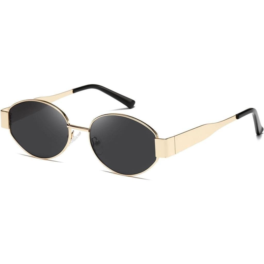 Óculos de Sol Retro Oval Kimorn para Homens e Mulheres, Clássicos com Proteção UV400 K1653 ZW9U
