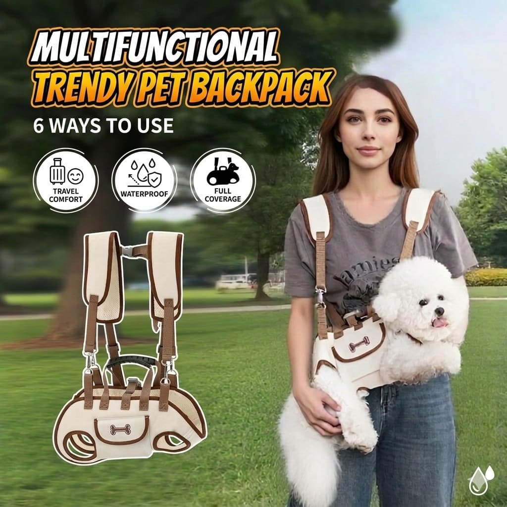 Cão Outing bolsa de viagem ao ar livre mensageiro mochila leve mão-livre Pet saco de transporte alça de ombro ajustável