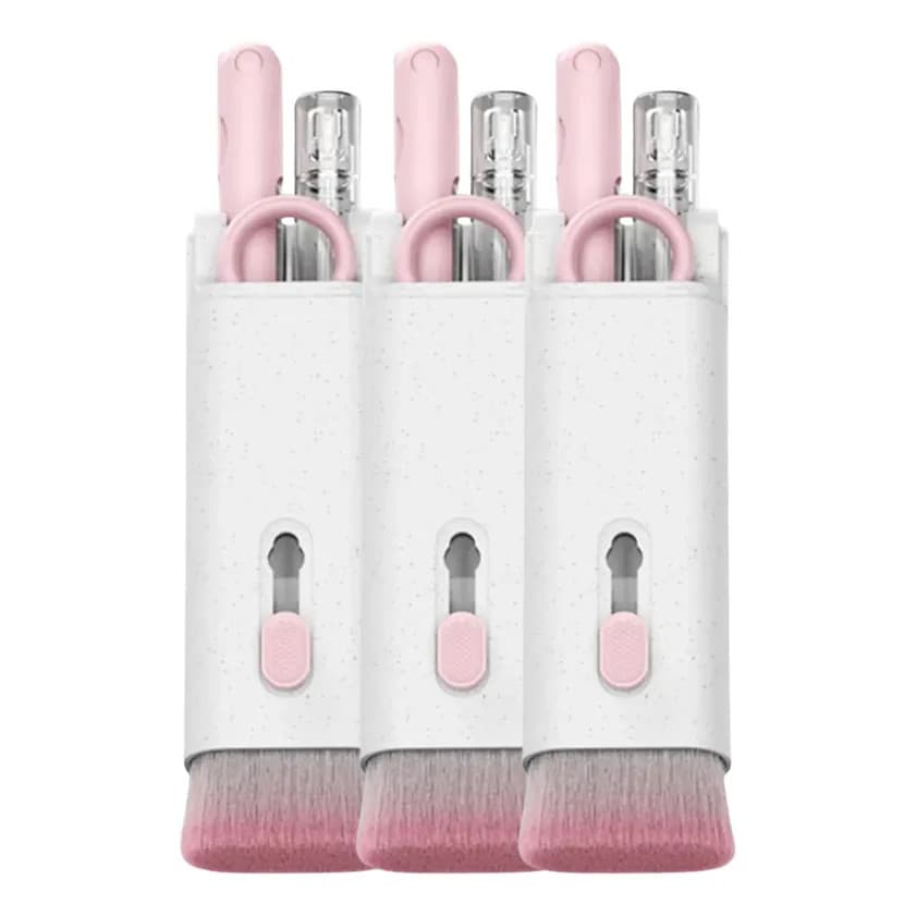 Kit 3 Limpeza Portátil Para Fone De Ouvido Teclado Celular