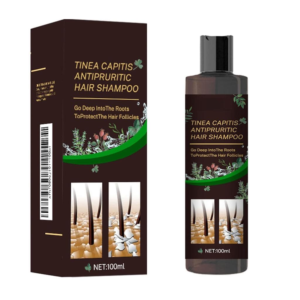 Shampoo Antipruriginoso para Flocos no Couro Cabeludo, Tratamento Anticaspa com Extrato Natural, Cuidado do Couro Cabelu