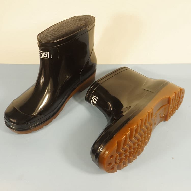 Botas de chuva curtas impermeáveis antiderrapantes sapatos de água adultos homens mulheres ao ar livre temporada chuvosa