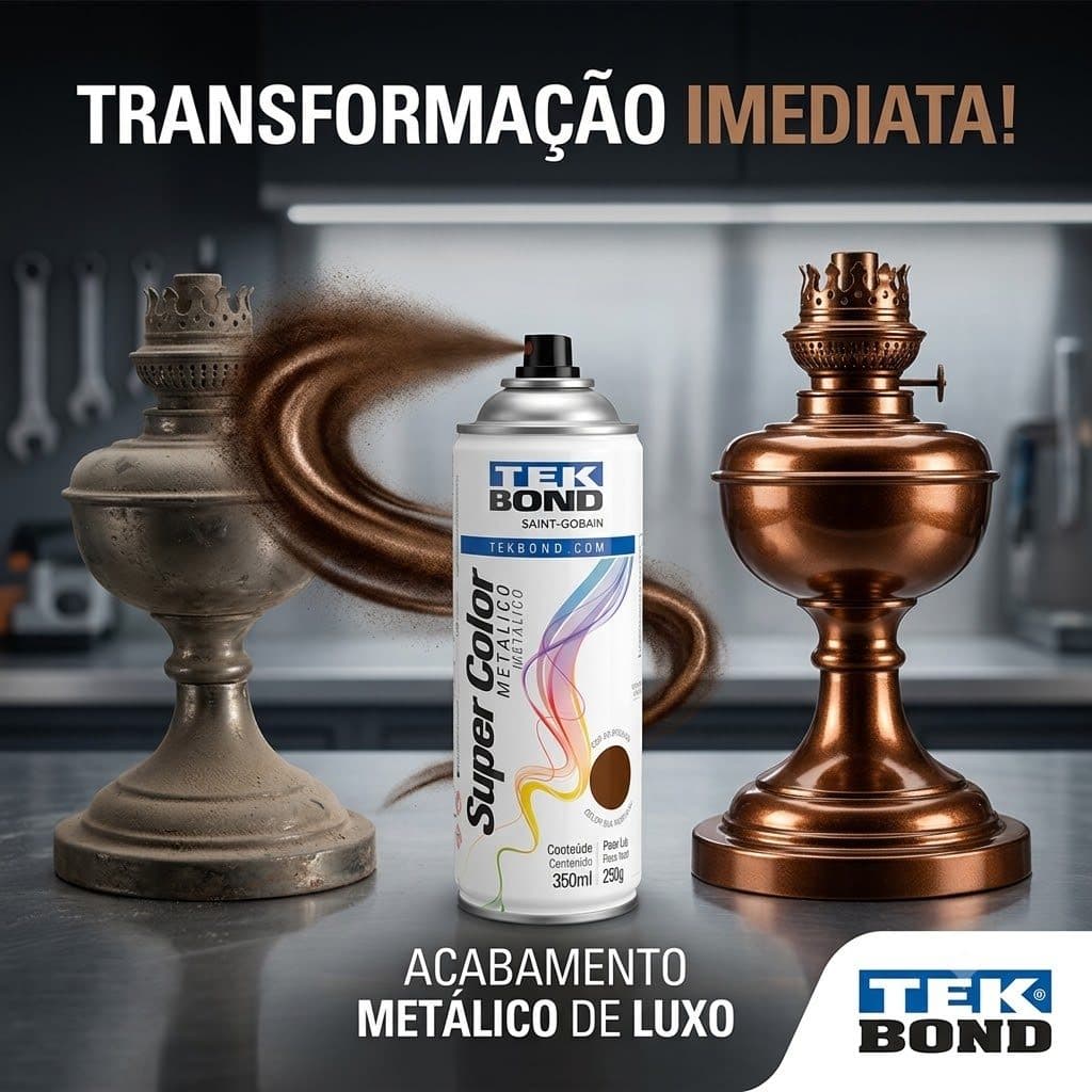 Tinta Spray Aerossol Bronze Metálico 350ml / 250g