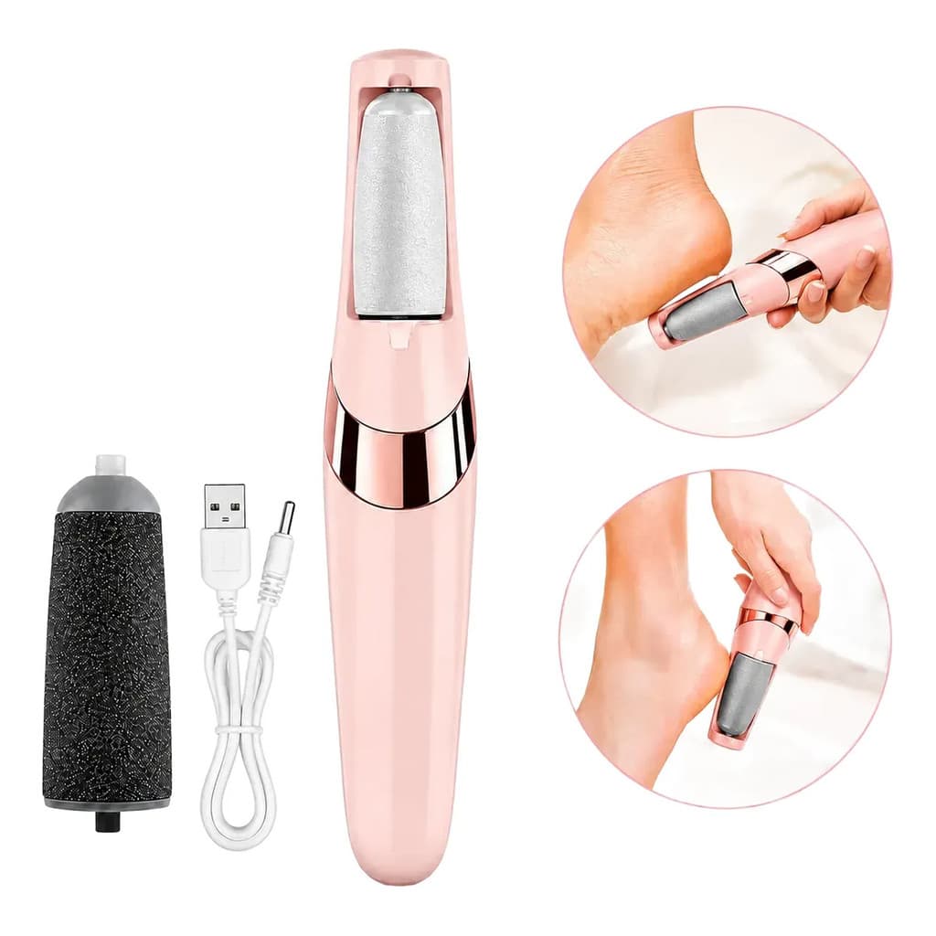 Aparelho Lixa Lixadeira Elétrica Pés Elétrico Esfoliante Recarregável Usb Portátil Removedor De Calos
