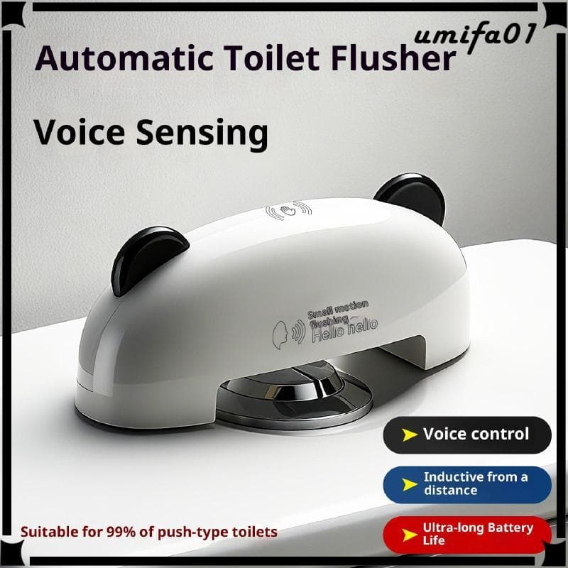 [Umifa] Sem Broca Fácil Instalação Lavador De Vaso Sanitário Automático Ativado Por Voz Kit De Banheiro Mãos Livres Para