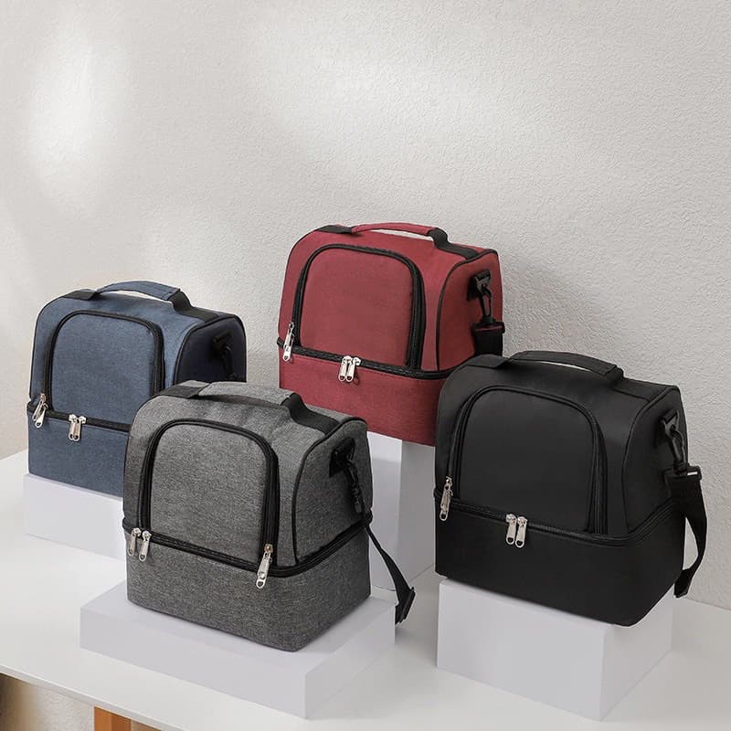 Bolsa Termica Piquenique Multifuncional De Camada Dupla Com Alca Para Viagens Ao Ar Livre