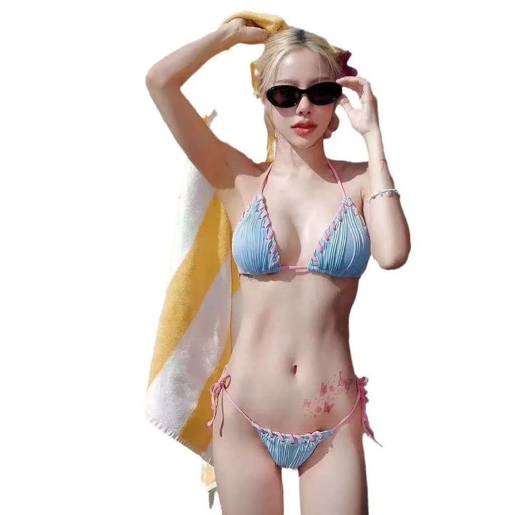 Novo maiô feminino 2025 para águas termais, estilo puro e delicado, que valoriza a silhueta, biquíni maduro e sensual, s