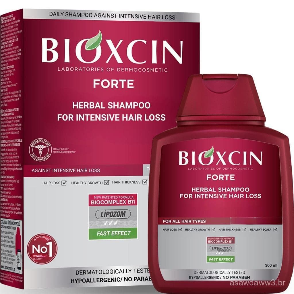 Shampoo para Queda de Cabelo, Tratamento Diário para Homens e Mulheres, Fórmula para Couro Cabeludo Sensível, Shampoo He