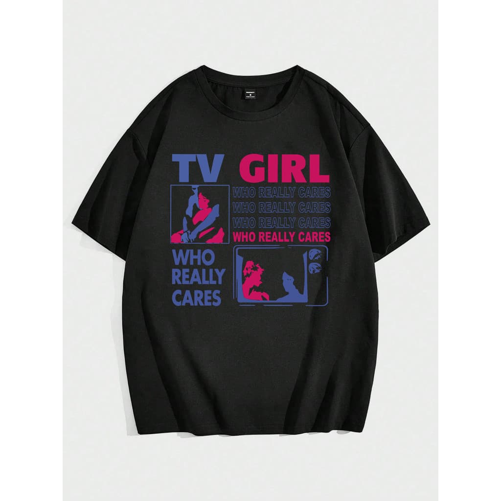 Camiseta Algodão camisa  TV Girl Vintage Tee Lançamento Alta Qualidade estampada