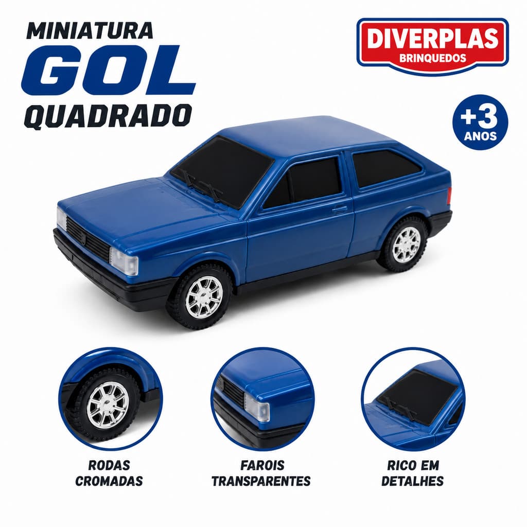 Miniatura Gol quadrado Lançamento - DiverPlas
