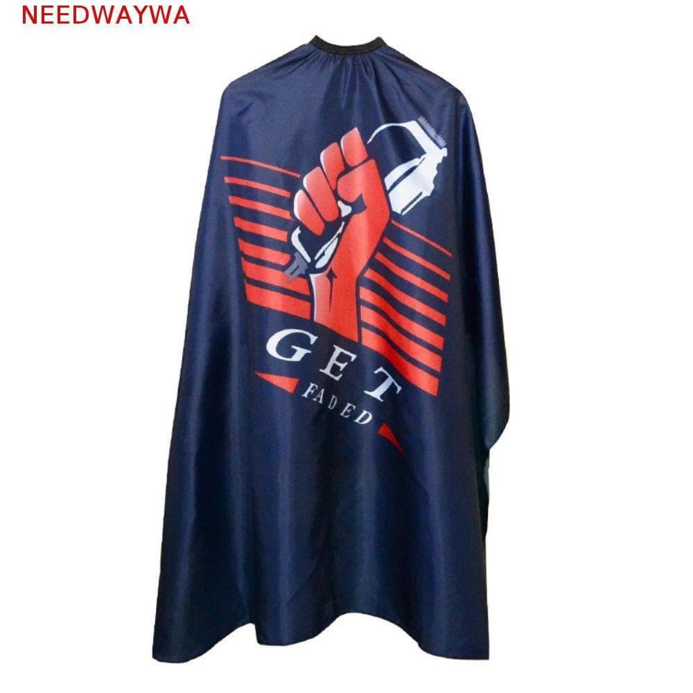 NEEDWAYWA Capa De Corte De Cabelo , Vestido De Pano De Cabeleireiro À Prova D'água Antiestático , Barbeiro De Salão Durá