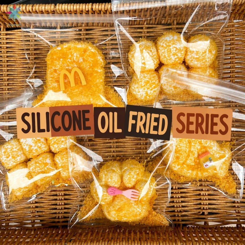 Brinquedo Frito Do Waffle Da Garra Gato Pitada Silicone-Alimento Simulado Crocante Descompressão Produto Comestível