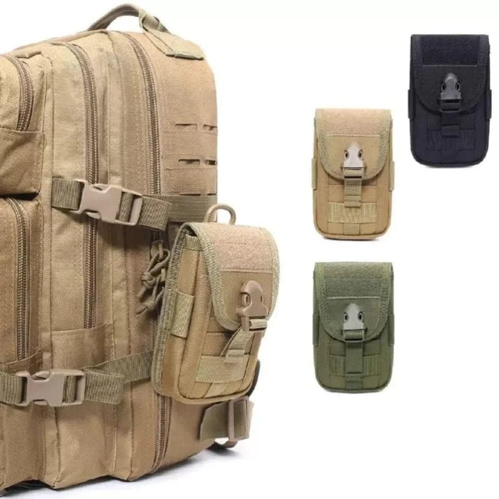 Bolsa Multifuncional Para Telefone À Prova D'água De Nylon 1000D-De Cintura De Grande Capacidade Atividades Ao Ar Livre