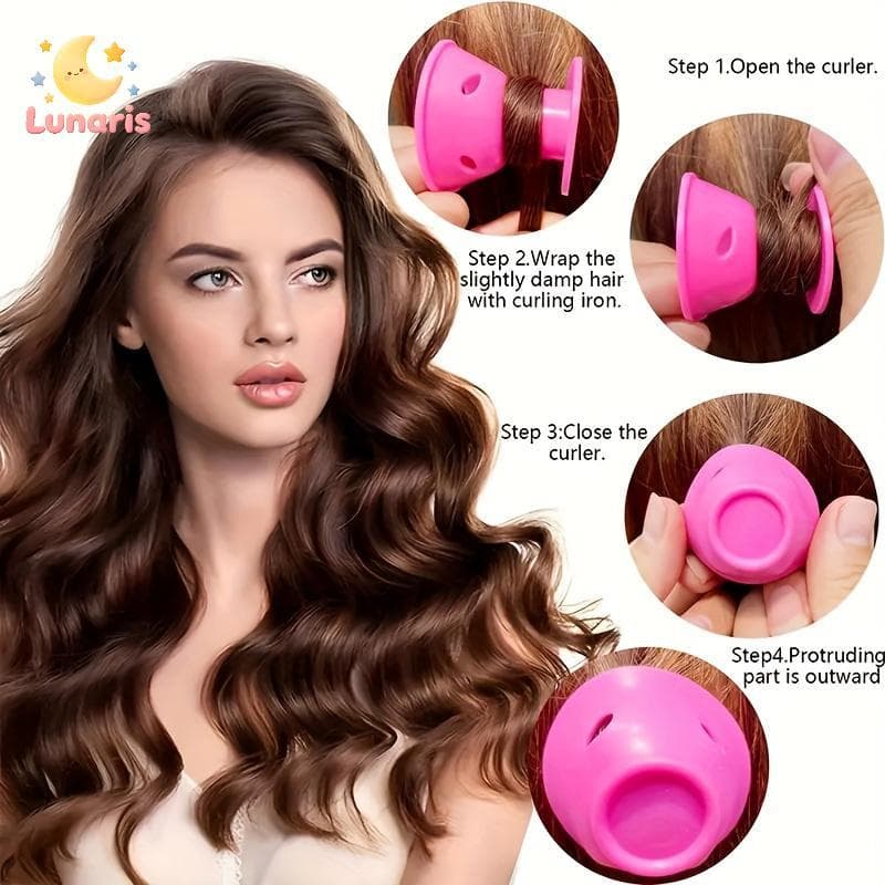 Lunaris 10/20 Pcs Cogumelo Sino Modelador Dormir Curl Perm Free Artefato Heatless Rolo De Cabelo Novo