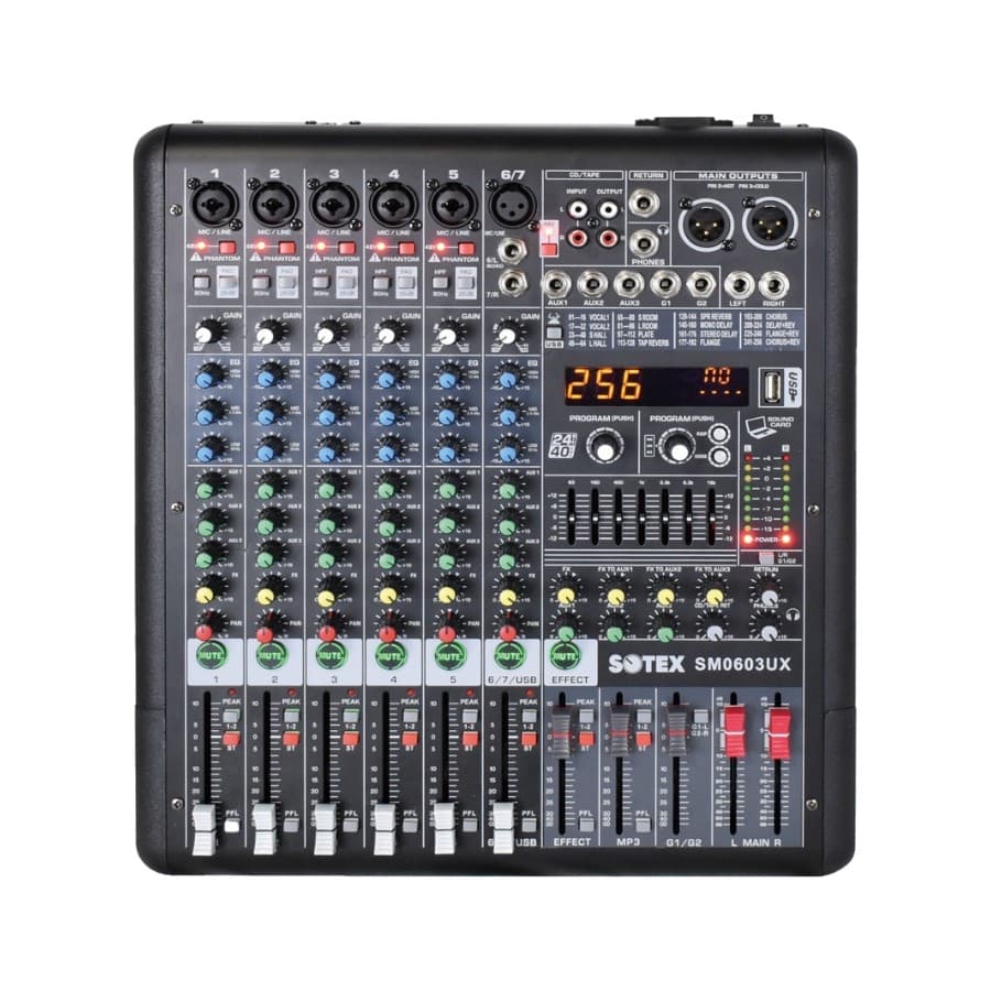Mesa De Som Sotex SM0603UX
