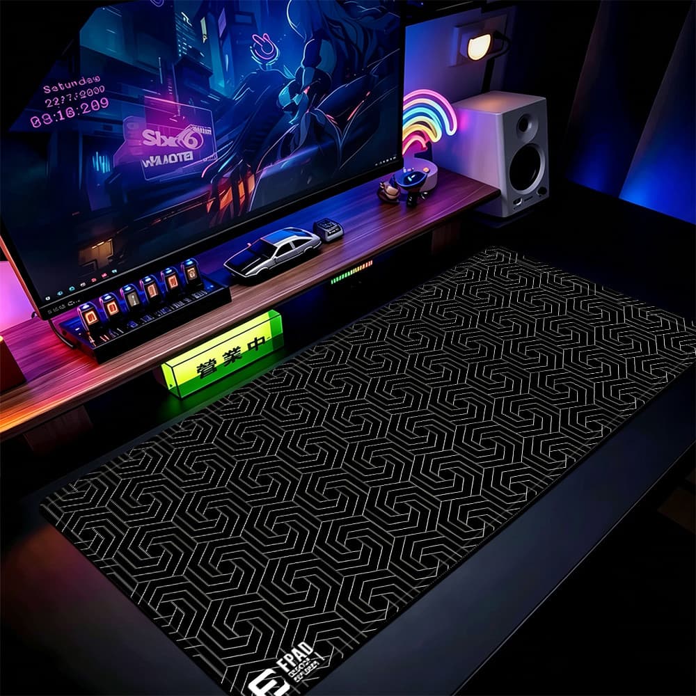 Grande Jogo Mouse Pad Antiderrapante 80X30 CM Impressões Personalizadas Mousepad Borda Costurada FPAD KK