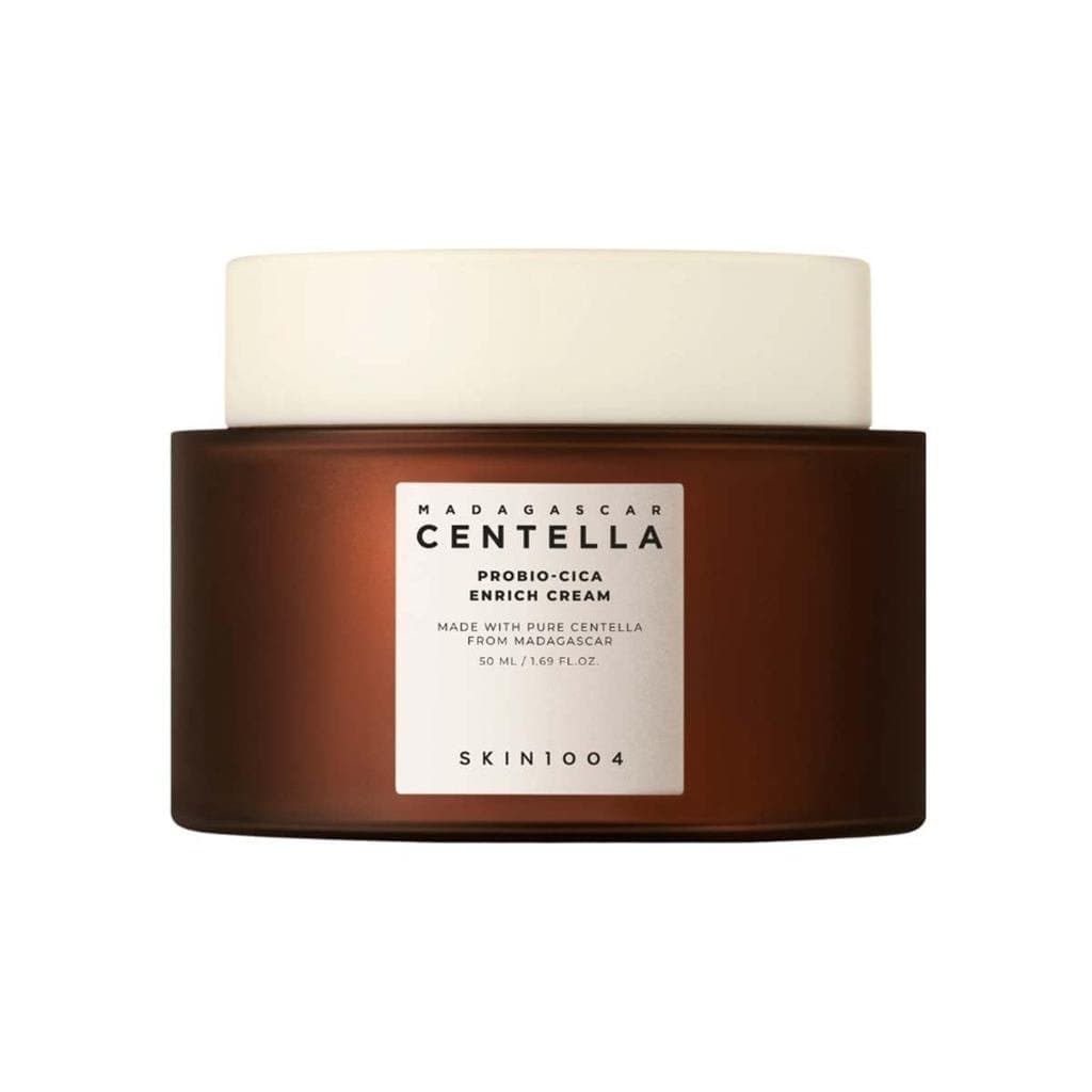 SKIN1004 Probio Cica Enrich Cream 1.69 fl.oz, 50ml, Hidratante Facial Coreano, Creme Noturno para o Rosto com Centella d