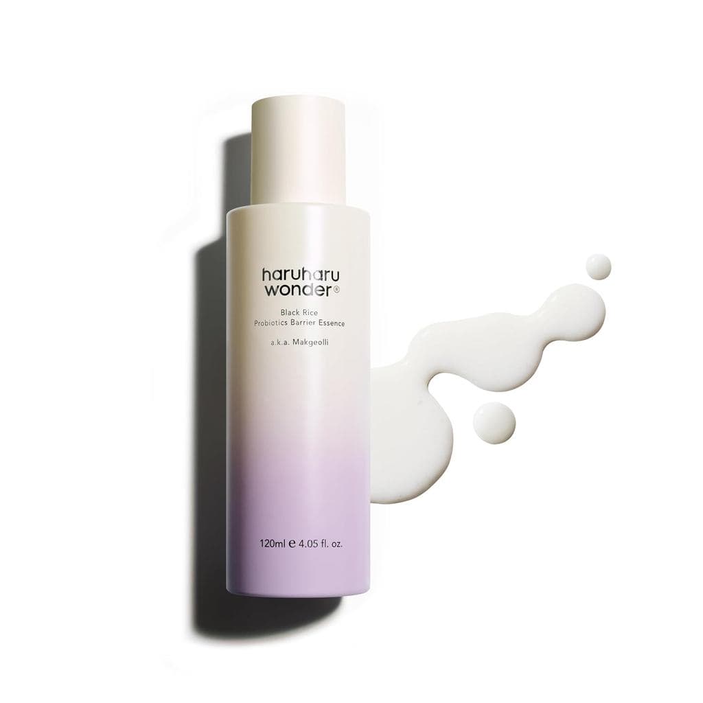 haruharu Wonder Rice Probiotics Barrier Essence, 4.05 fl.oz, Absorção e Distribuição, Fortalece a Barreira, Hidrata, Lum