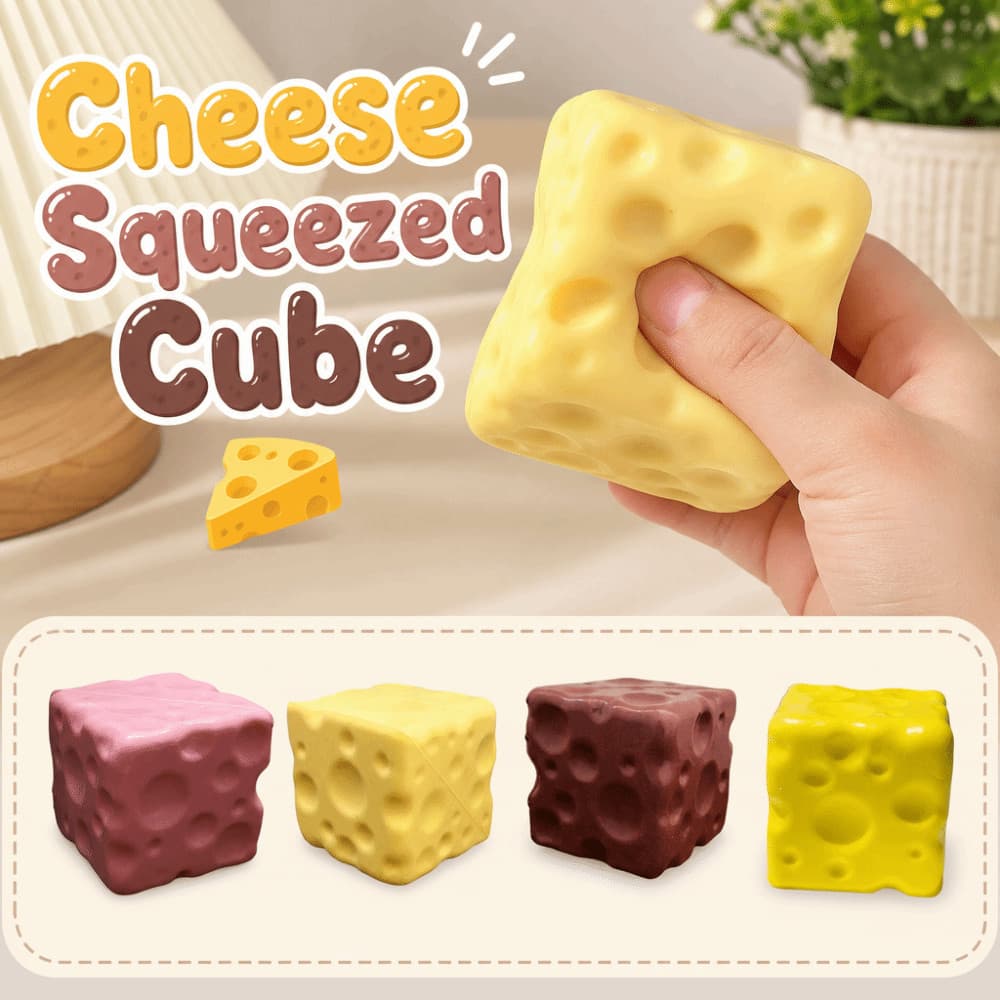 Brinquedo Mole De Queijo DAIGA , Cubo Espremido Super Macio Para Alívio De Ansiedade , De Inquietação De Recuperação Len