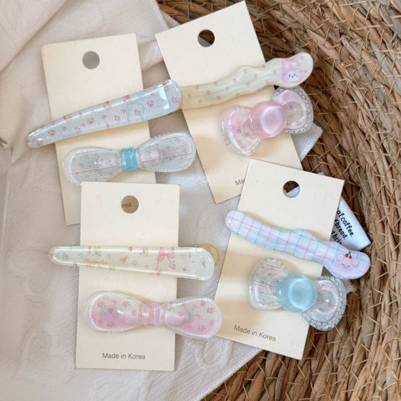 Moouga/estilo coreano crianças doce bonito hairpin lado quebrado cabelo franja clipe de cabelo tamanho pequeno hairpin H