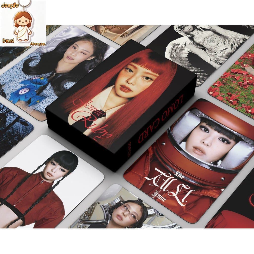 KPOP 55pcs/box BLACKPINK JENNIE Photocards RUBY LOMO Cartão De Coleção De Cartões