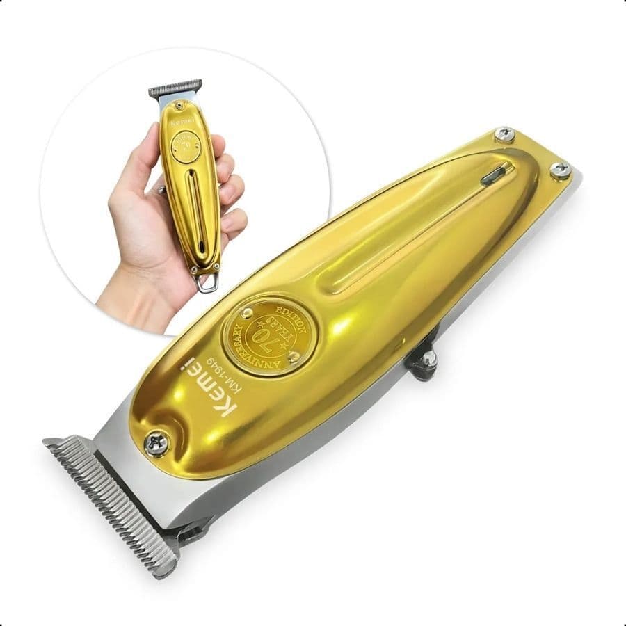 Máquina De Cortar Cabelo Profissional km 1949