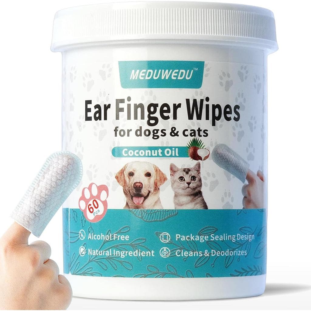 MEDUWEDU Lenços de Limpeza para Ouvido, 60 Unidades, Kit de Cuidados para Ouvidos, Almofadas de Limpeza Otorrinolaringol