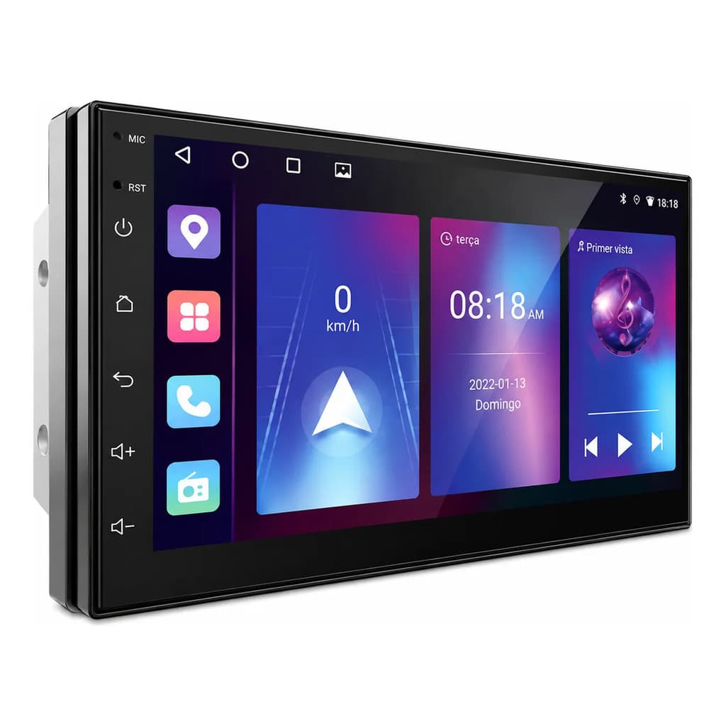 Central Multimídia Automotiva 7p 2gb Ram 32gb Wifi Bluetooth