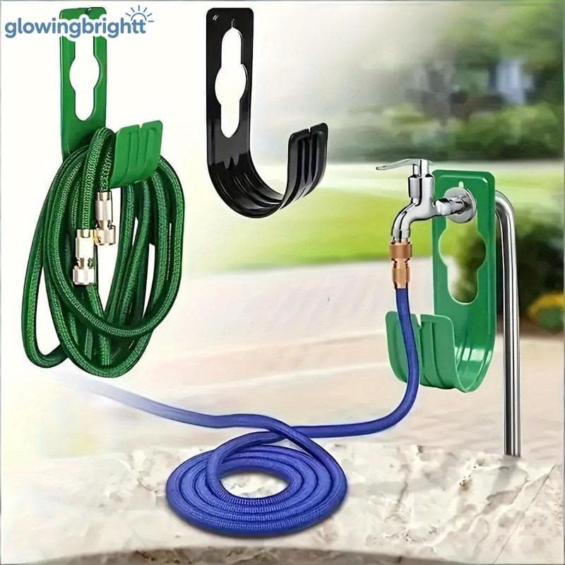 GLOWI 1pcs Suporte De Parede Para Jardim Mangueira Rack Organizador Armazenamento De Tubos De Água
