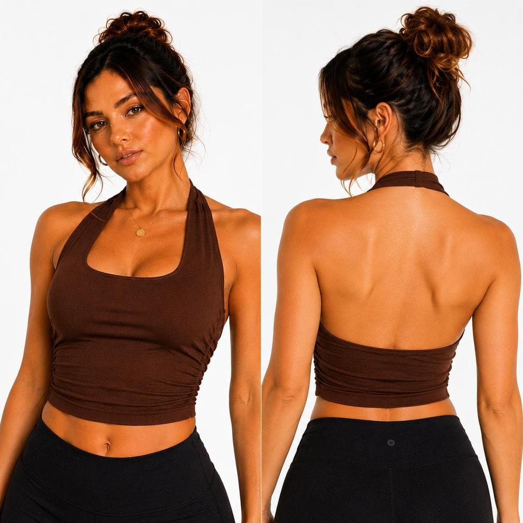 Cropped Frente Única Feminino Elástico Confortável