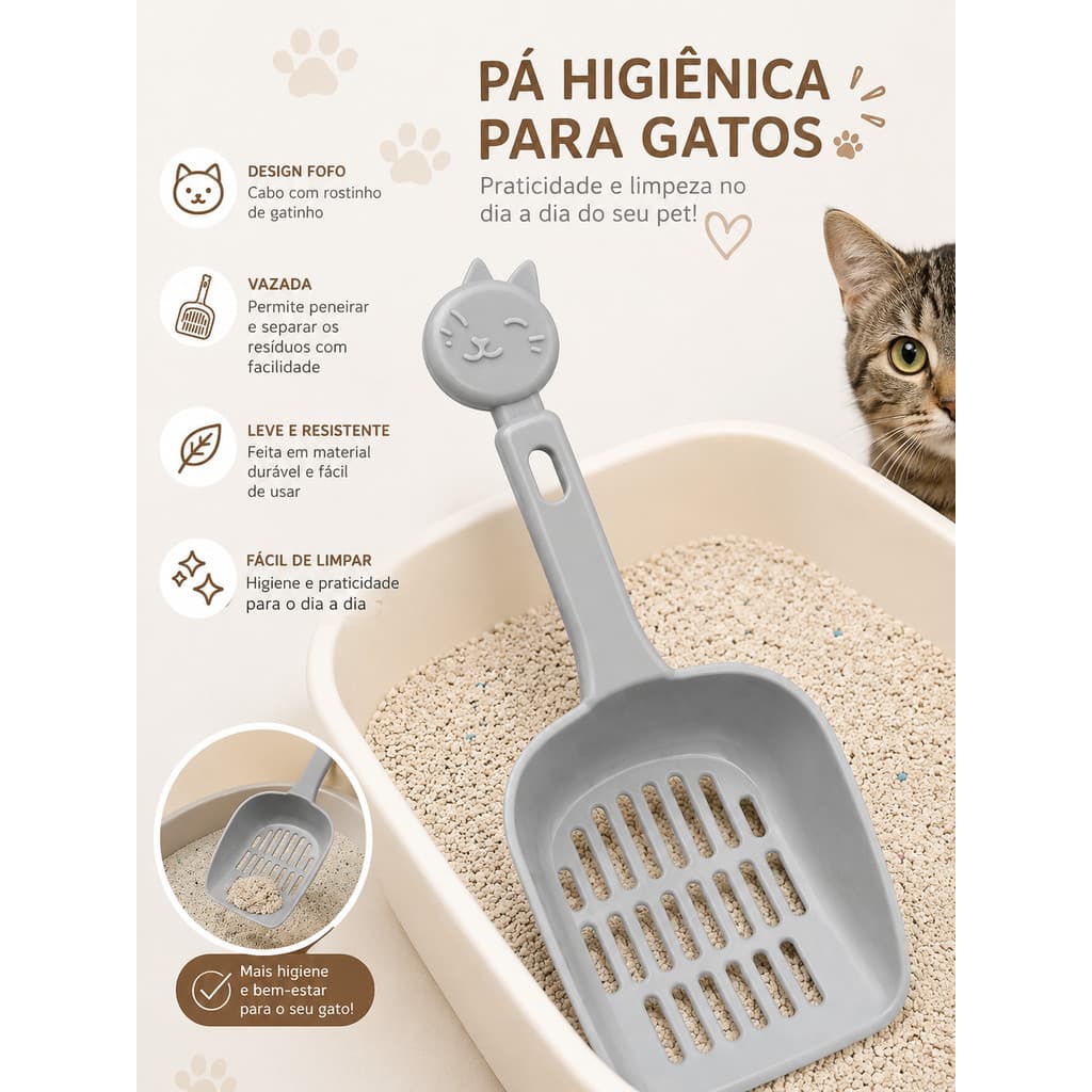 PÁ CATA KACA P/GATO