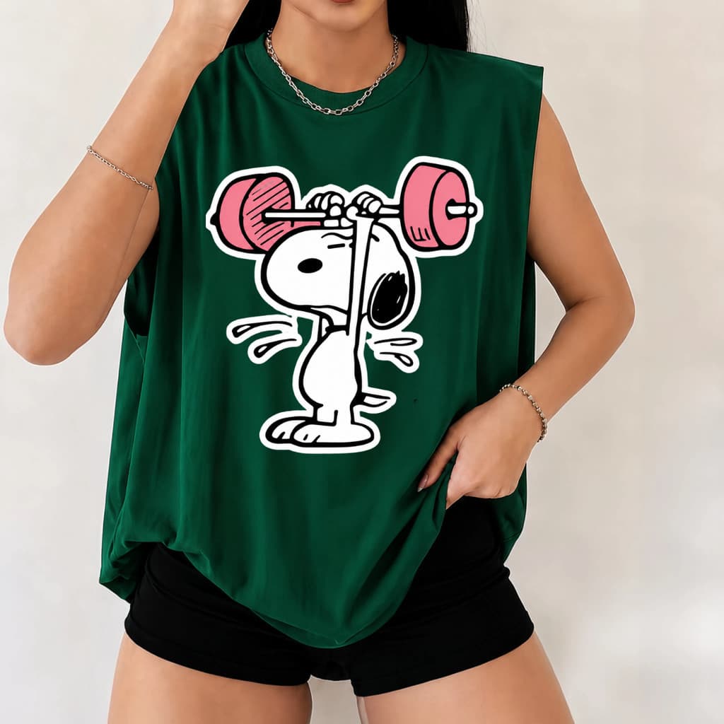 Regata Feminina  Snoopy Fitness