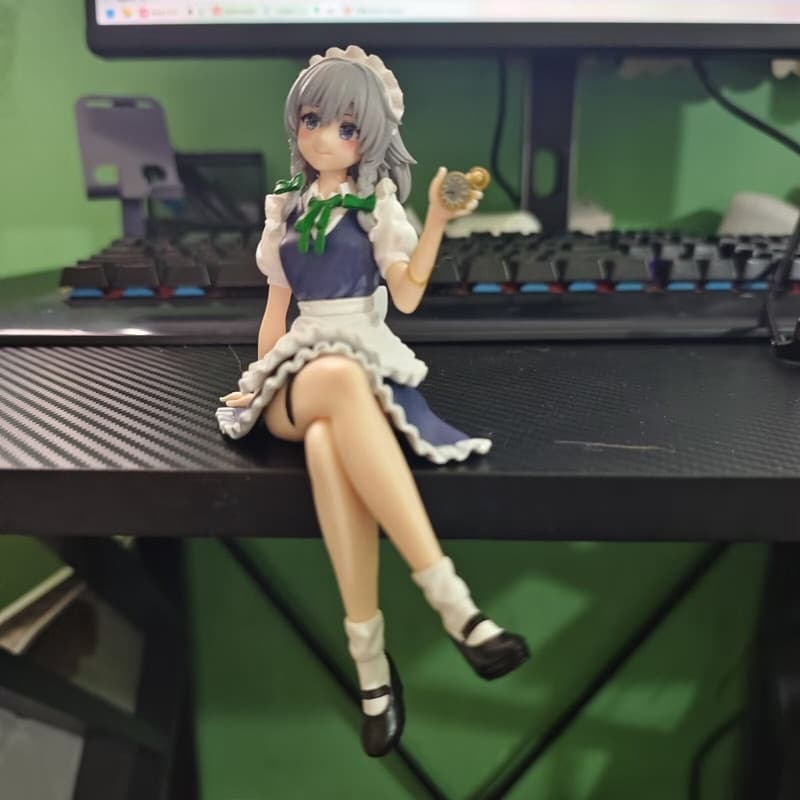 Decoração de Carro com a Garota do Macarrão Instantâneo do Touhou Project, Izayoi Sakuya, Presente para Estudantes, Tema