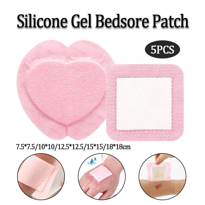 5 Pçs Curativo De Espuma De Silicone Médico À Prova Dwaterproof Água Remendo De Ferida Do Plutônio Altamente Absorvente