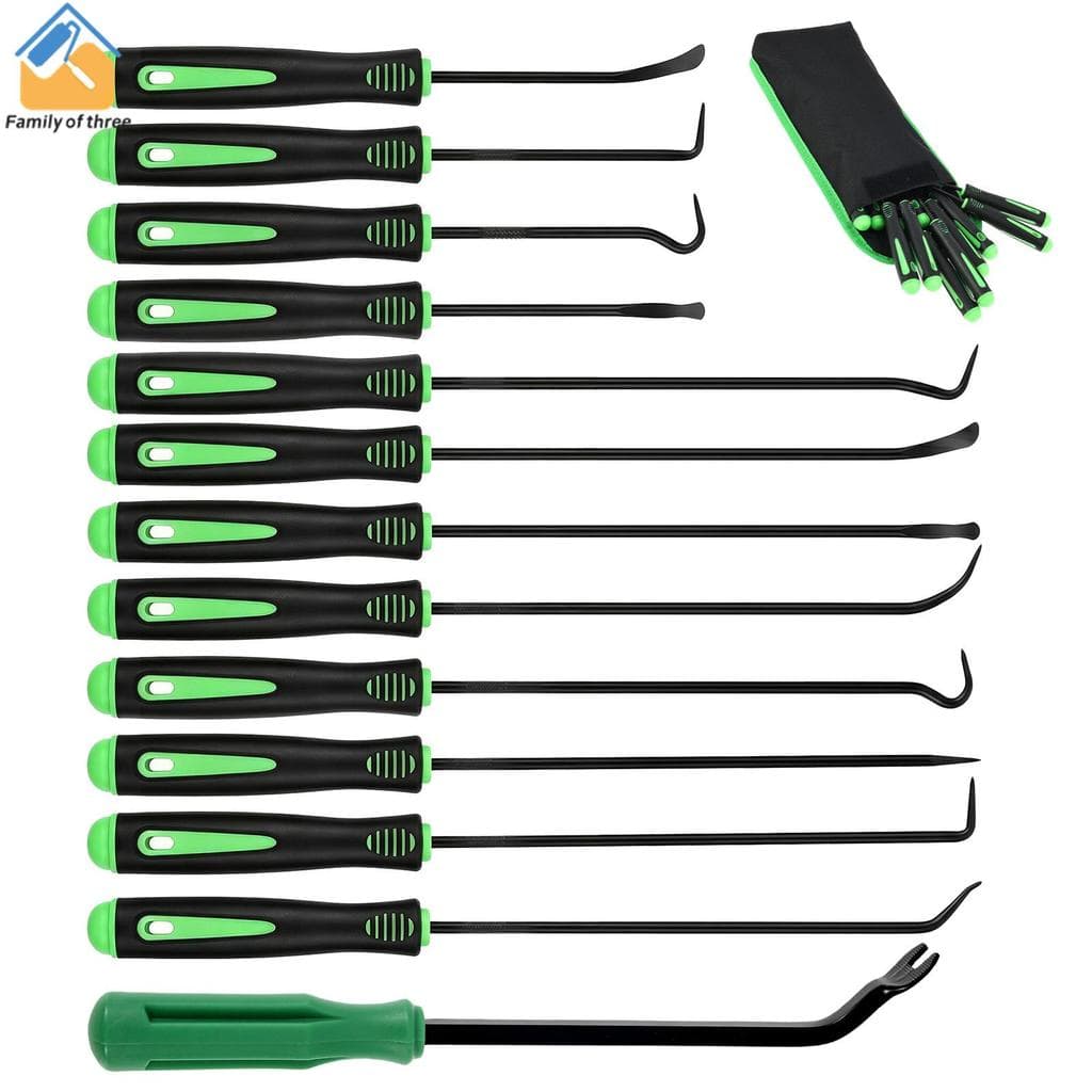 13 Pçs Kit De Ferramentas De Seleção Mecânica Com Alça Ergonômica Antiderrapante Portátil Ferramenta De Remoção De Vedaç