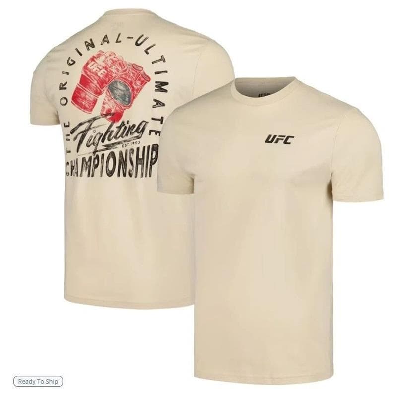 Pronto Estoque Manga Curta Vintage Luva Vermelha Estampa Europa E América Unissex Solta Nova Camiseta Com Gola Redonda
