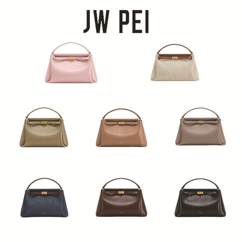 Bolsa de Mão JW PEI, Bolsa Transversal Pequena Quadrada, Bolsa Carmen Lock Kelly, Nova Bolsa de Nicho de Alta Qualidade