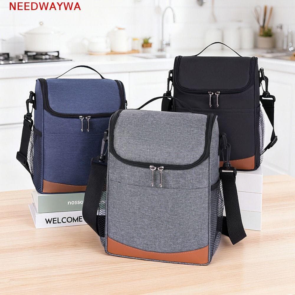 Sacos Térmicos Isolados NEEDWAYWA , Saco Portátil Impermeável Do Refrigerador Gelo , Caixa Térmica Durável Alimento Almo