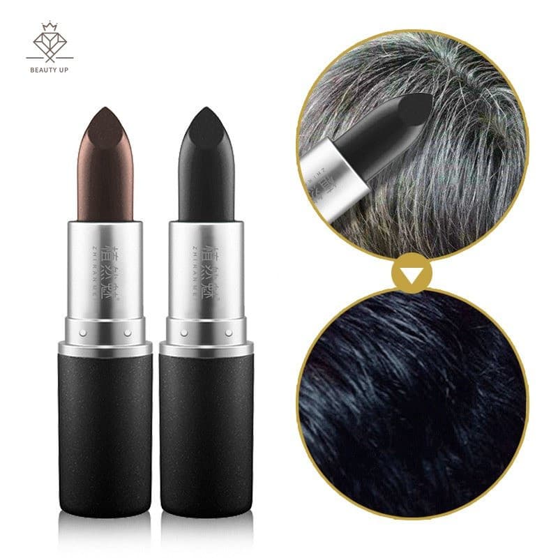 Bastão de Tintura para Cabelo em Forma de Batom com Cera