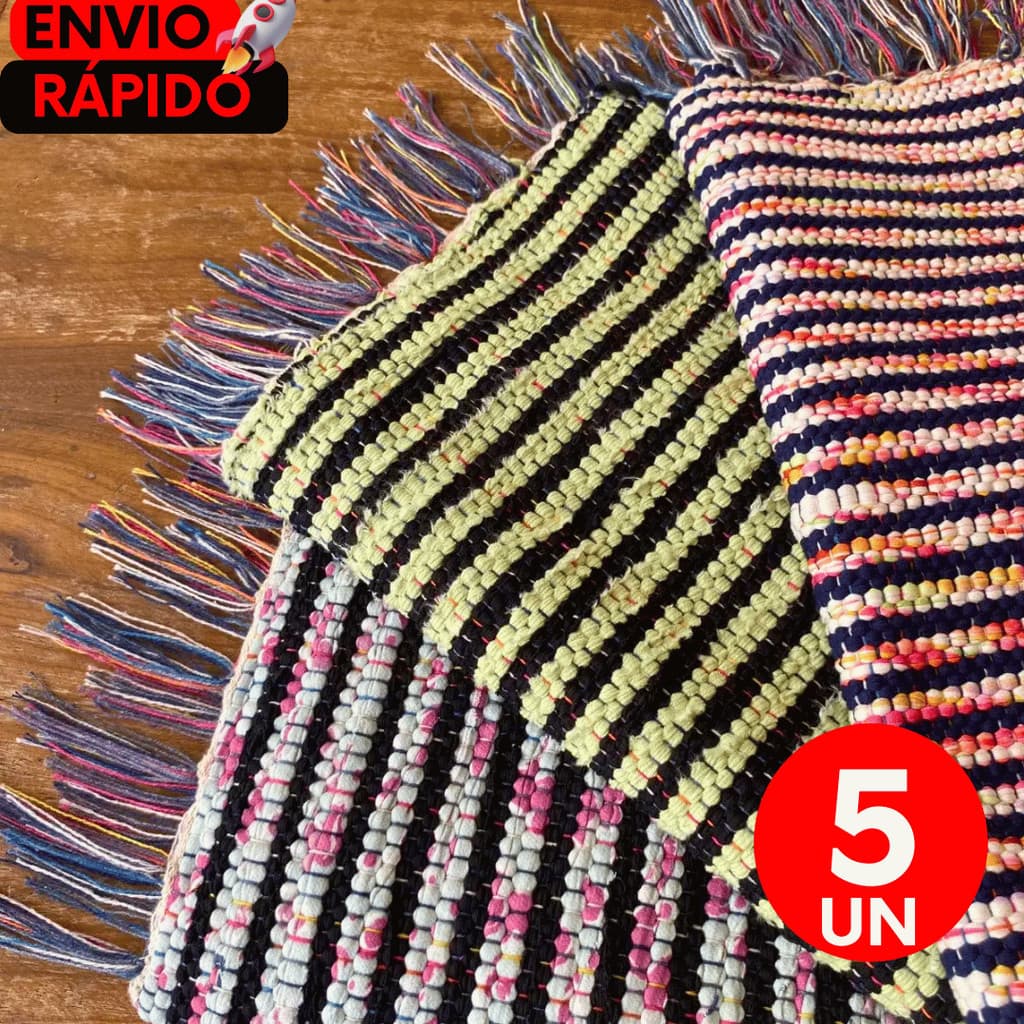 Kit 10 /5 /3 Tapetes Para Porta Sala Cozinha Banheiro 100%Algodão Atacado Medida 0,40x0,50cm