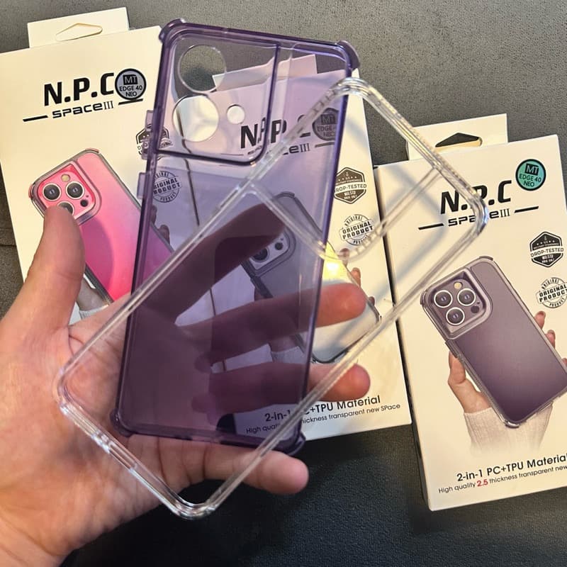 Capa capinha Space Motorola EDGE 50 FUSION EDGE 40 NEO EDGE 30 NEO EDGE 40  terceira geração proteção novo cular case