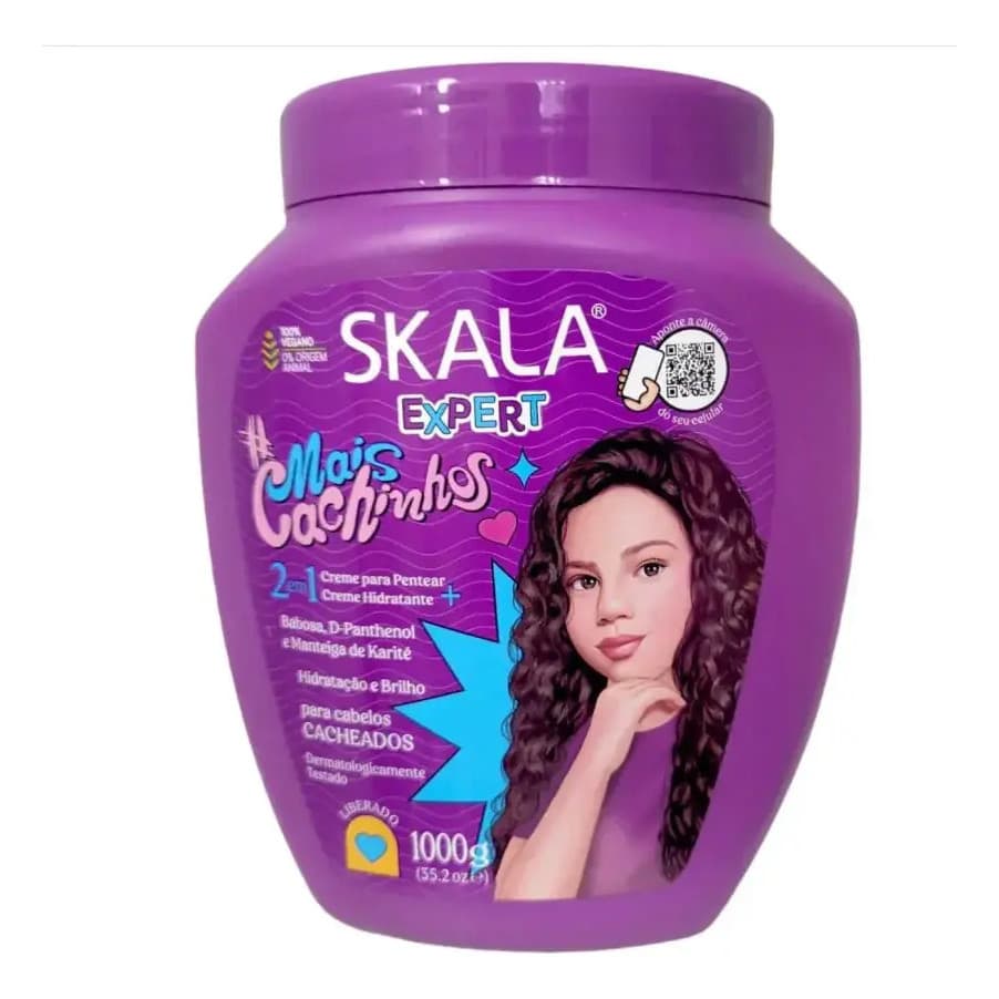 Skala Infantil Creme Tratamento Mais Cachinhos 1000g