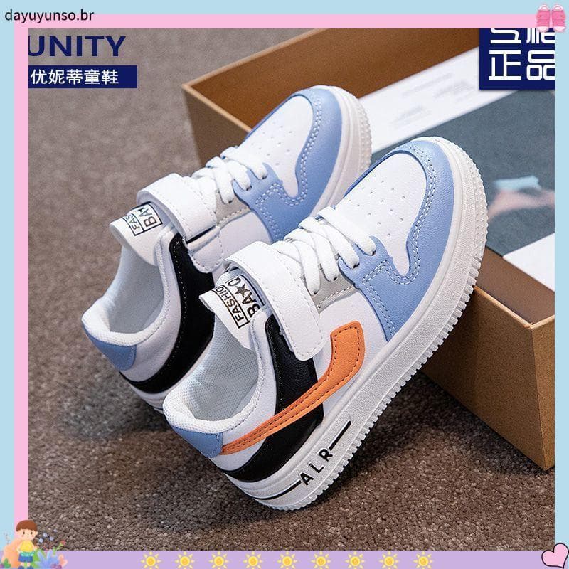 Crianças tênis primavera outono novo estilo meninas sapatos respirável All-Match meninos sapatos sola macia Anti-desliza