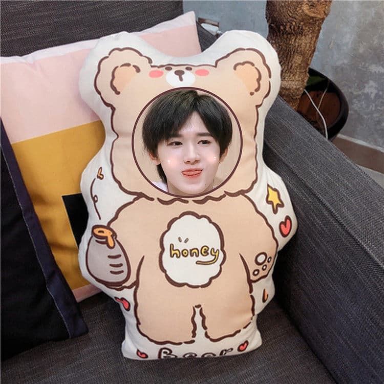 Song Yaxuan travesseiro humanóide foto personalizada diy almofada em forma especial travesseiro versão Q boneca bonito b