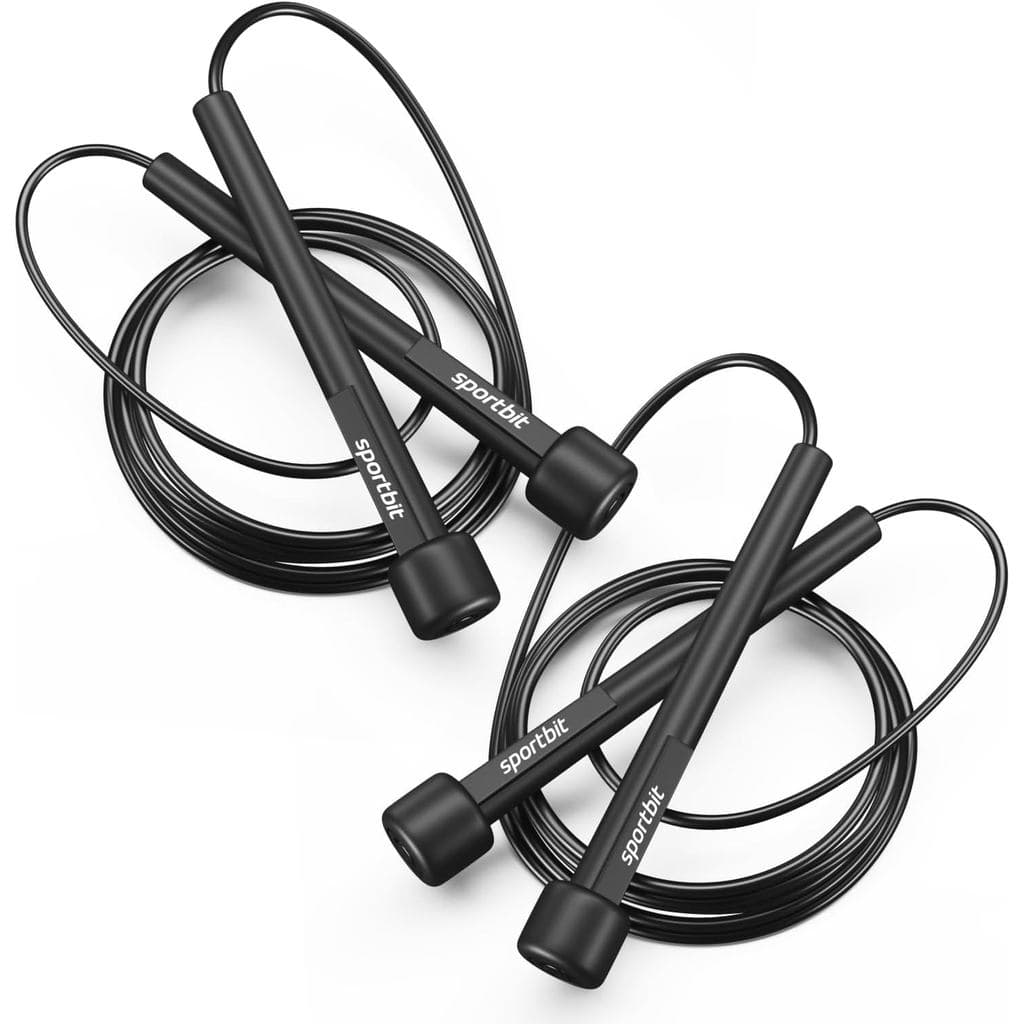 Corda de Pular Ajustável SPORTBIT para Fitness e Exercício – Corda de Pular para Cardio, Boxe e Perda de Peso – Corda de